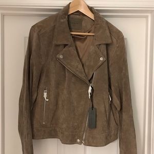 BlankNYC Suede Moto Jacket